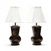 A PAIR OF DECORATIVE CHINOISER