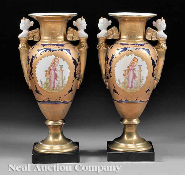 A Pair of Decorative Polychrome