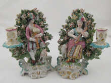 A pair of Derby ceramic shepherd