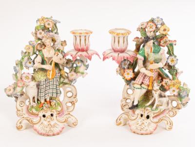 A pair of Derby shepherd and