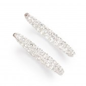 A PAIR OF DIAMOND AND FOURTEEN