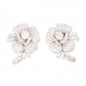A PAIR OF DIAMOND AND EIGHTEEN