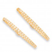 A PAIR OF DIAMOND AND FOURTEEN