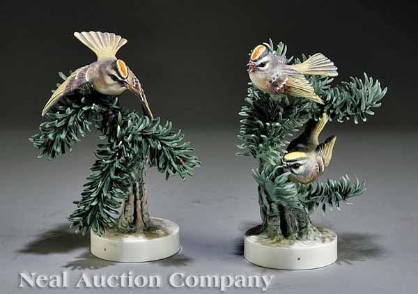 A Pair of Dorothy Doughty Birds