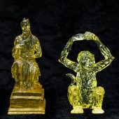 A PAIR OF DOROTHY THORPE RESIN