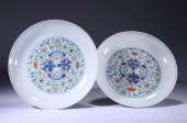 A PAIR OF DOUCAI 'FLORAL AND B