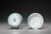 A PAIR OF DOUCAI 'LOTUS POND'