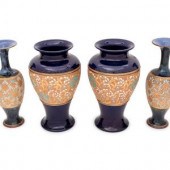 A Pair of Doulton Lambeth Ston