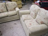 A pair of Draylon Beige Patter