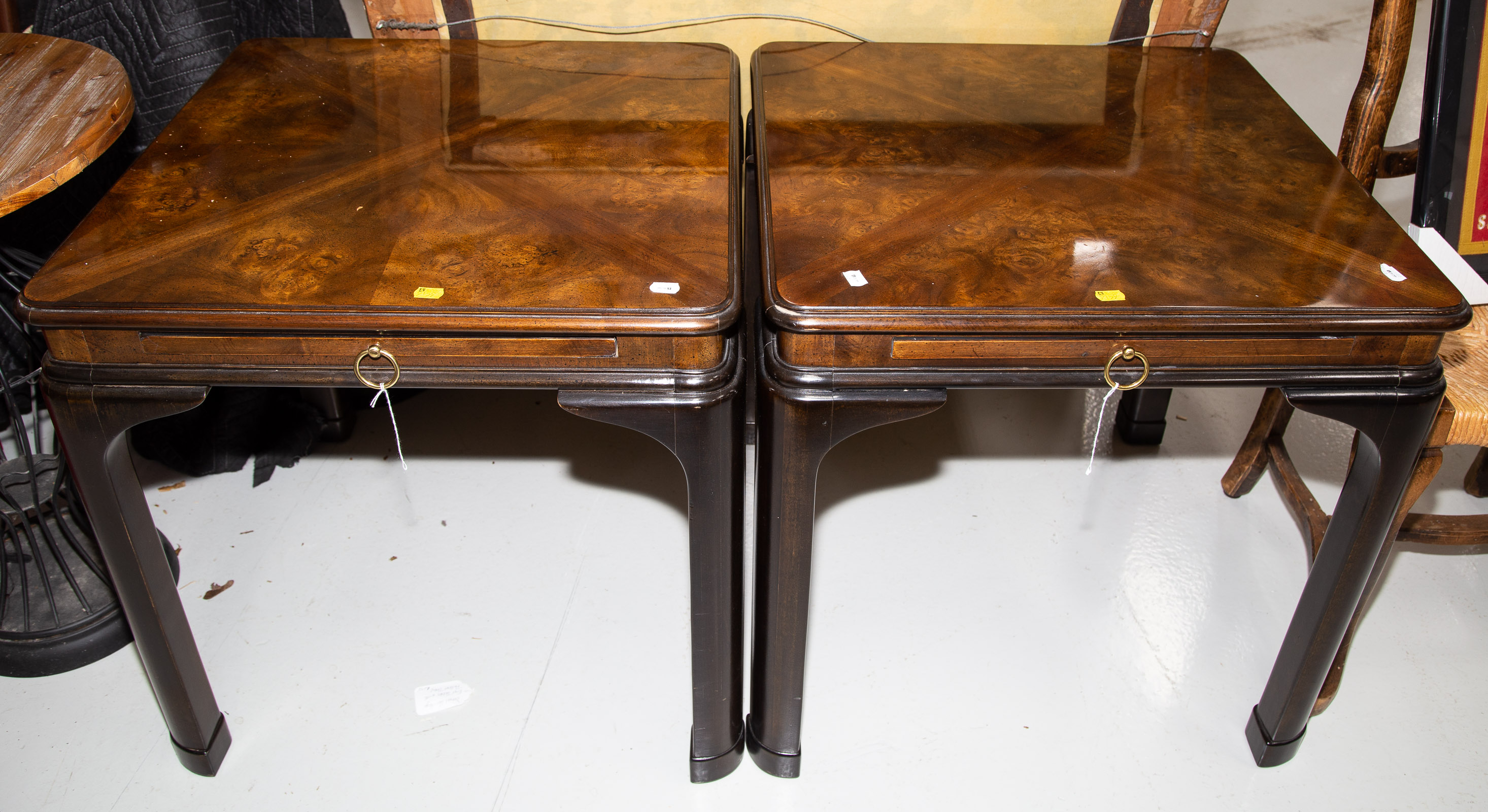 A PAIR OF DREXEL END TABLES Each 25