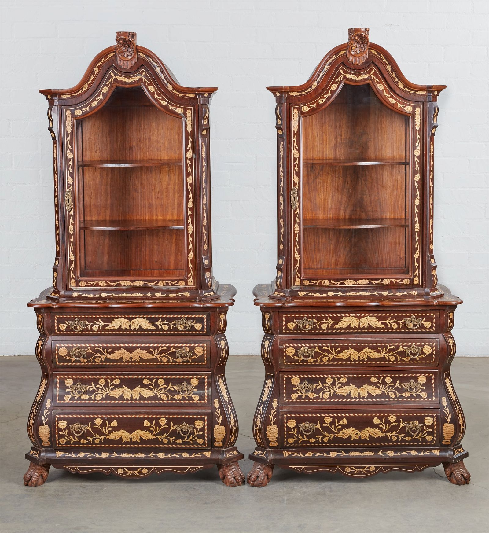 A PAIR OF DUTCH BAROQUE STYLE