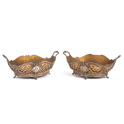 A pair of Dutch baskets, circa