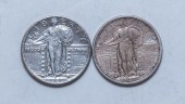 A PAIR OF EARLY AU STANDING LI