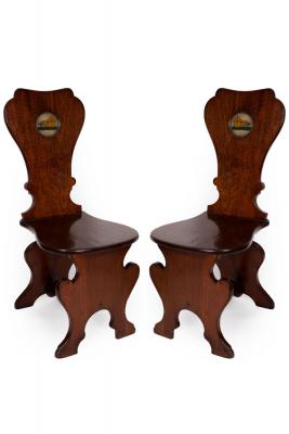 A pair of early George III mahogany