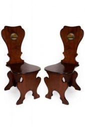 A pair of early George III mah