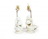 A PAIR OF EAST ASIAN DEHUA-STY