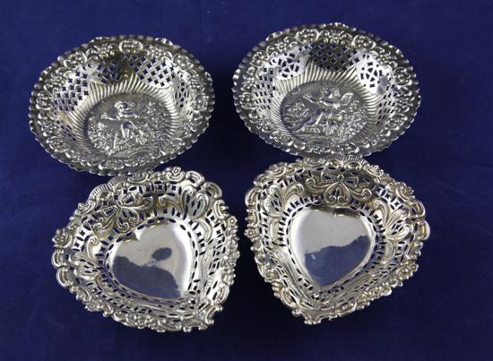 A pair of Edwardian pierced