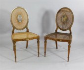 A pair of Edwardian Sheraton d