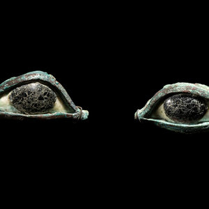 A Pair of Egyptian Bronze,