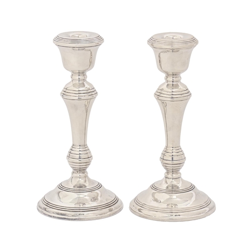 A pair of Elizabeth II silver