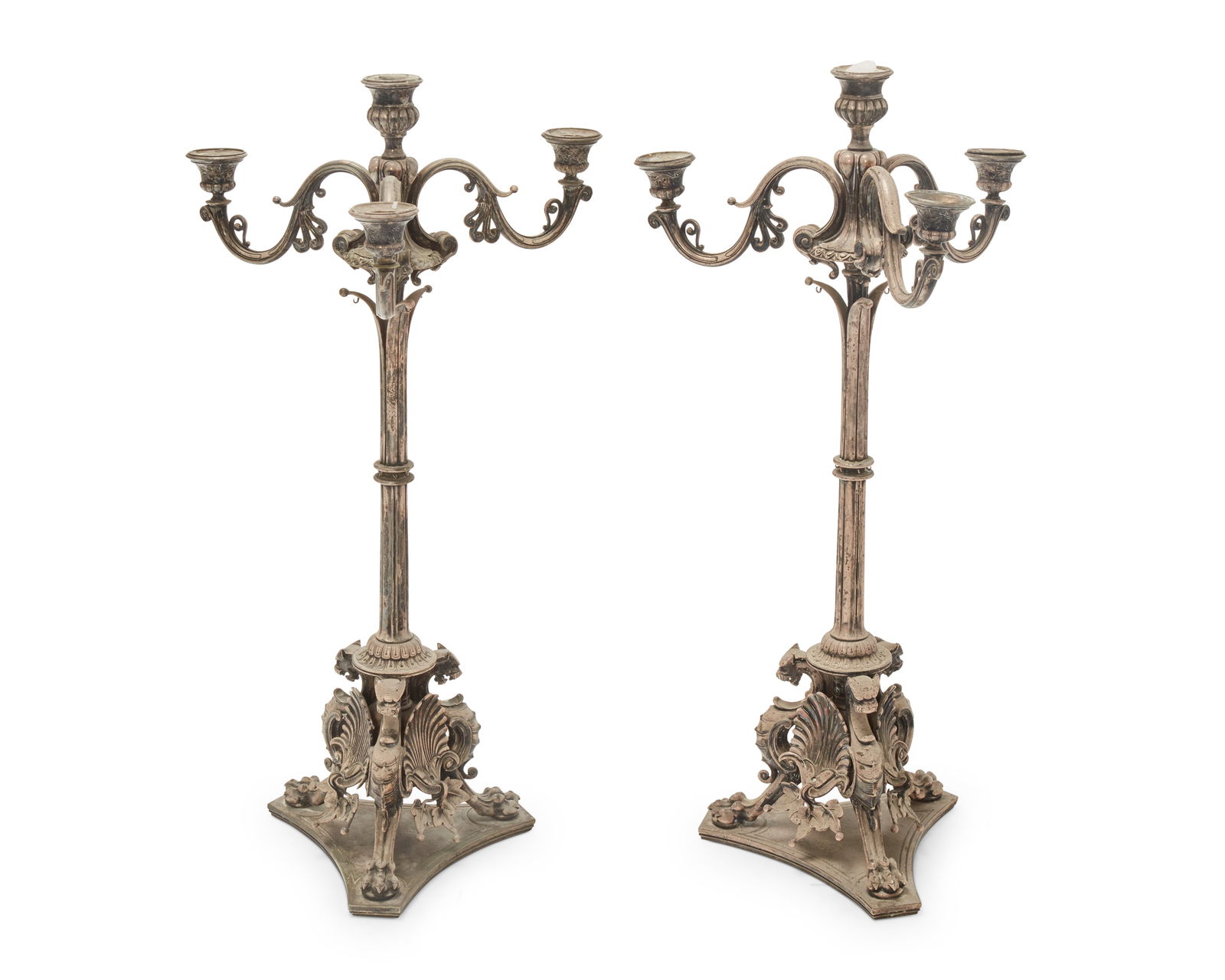 A PAIR OF ELKINGTON & CO.