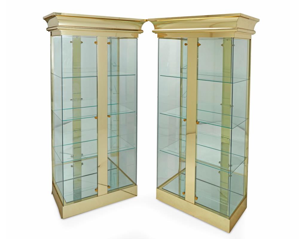 A PAIR OF ELLO-STYLE LIGHTED