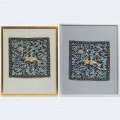 A Pair of Embroidered Official