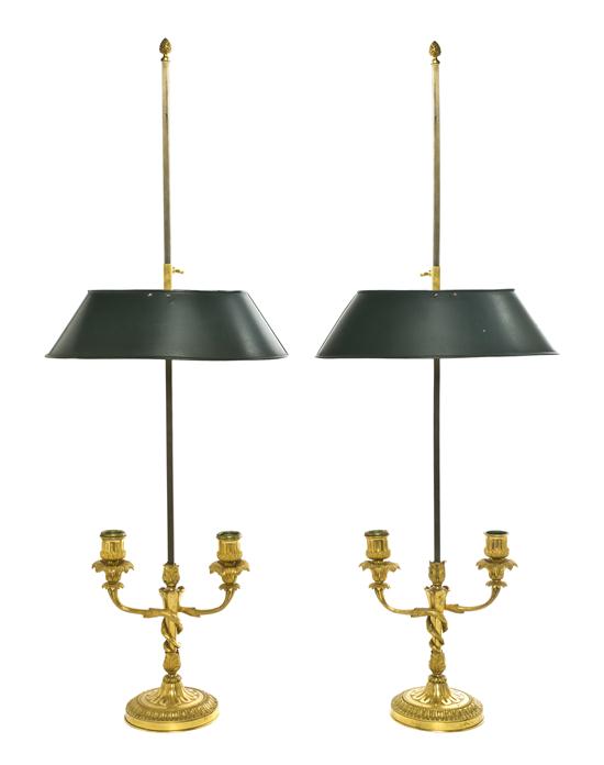 A Pair of Empire Style Gilt