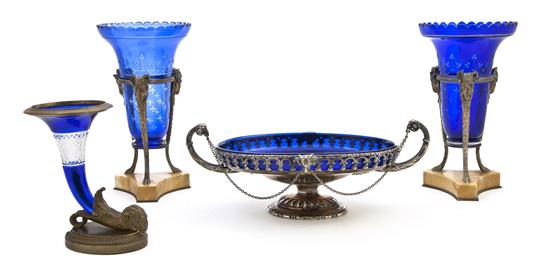 A Pair of Empire Style Gilt
