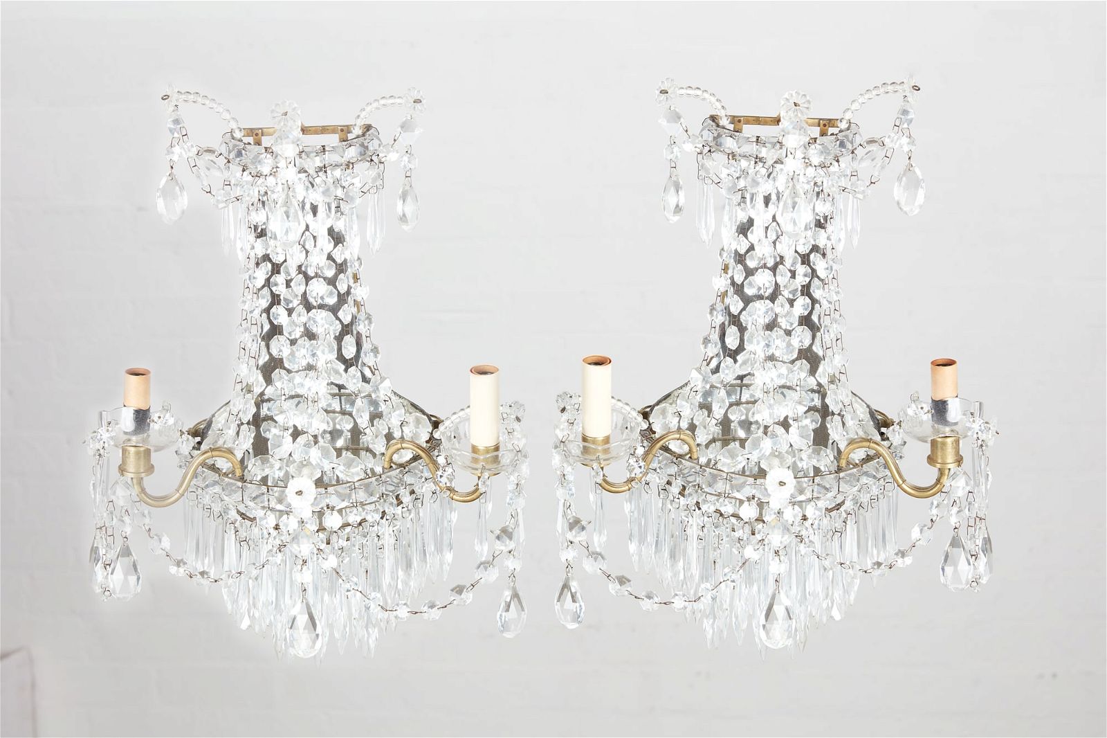 A PAIR OF EMPIRE STYLE TWIN
