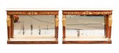 A PAIR OF EMPIRE STYLE ORMOLU