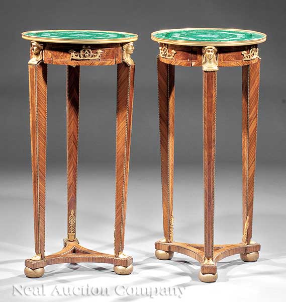 A Pair of Empire-Style Gilt