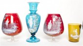 * A Pair of Enameled Mary Greg