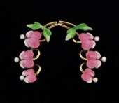 A Pair of Enameled Bleeding He
