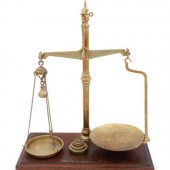 A Pair of English Brass Scales