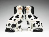 A PAIR OF ENGLISH DISRAELI SPA