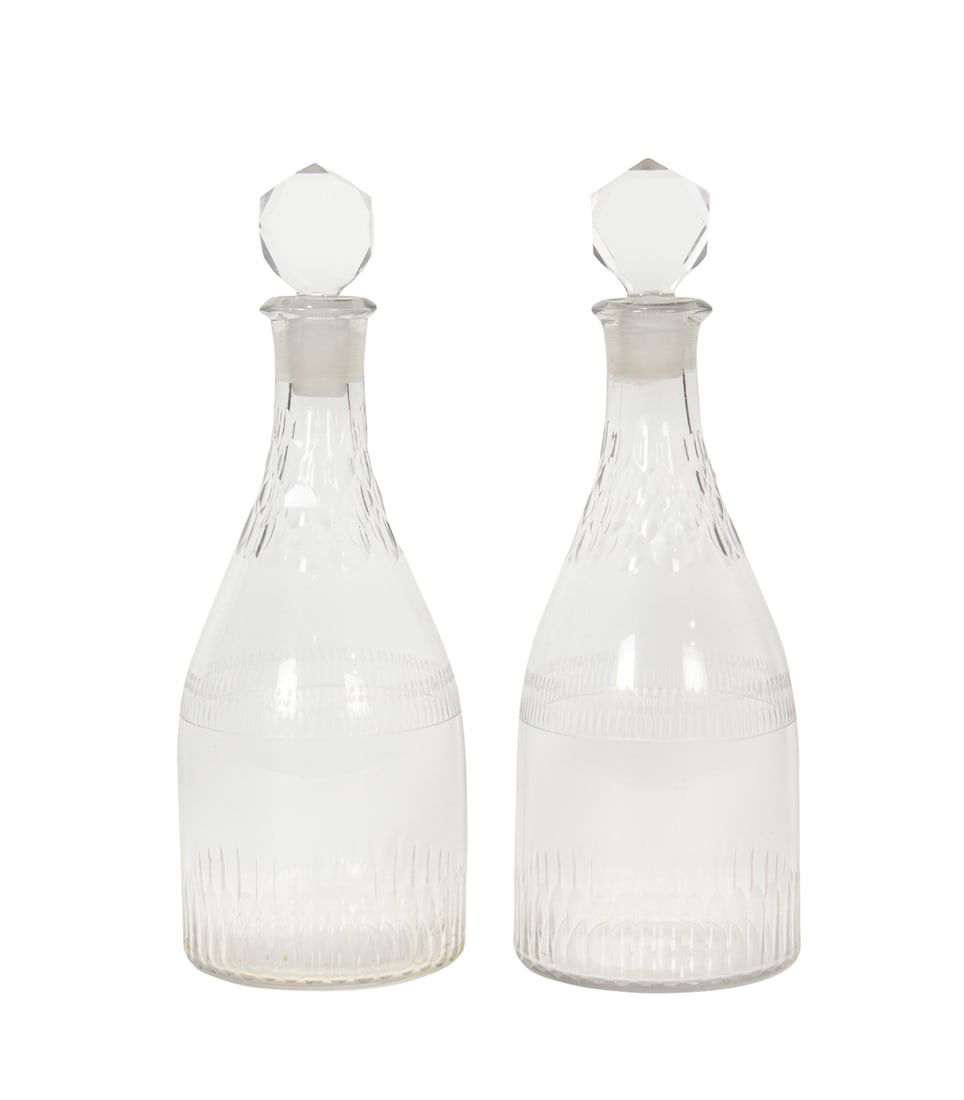 A PAIR OF ENGLISH GEORGE III CUT