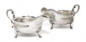 *A Pair of English Silver Sauc