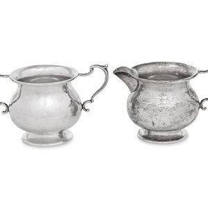 A Pair of English Silver Sauce