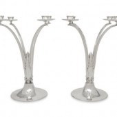 A Pair of English Silver Four-