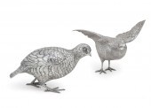 A PAIR OF ENGLISH SILVER MODEL