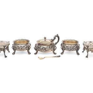 A Pair of English Silver-Gilt