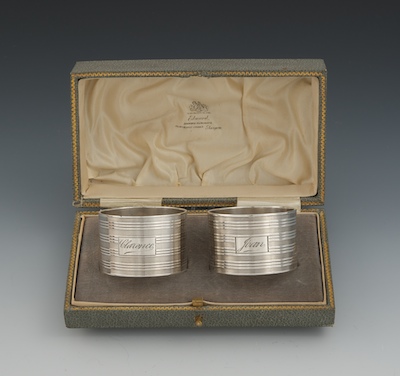 A Pair of English Sterling Silver
