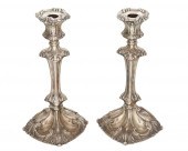 A PAIR OF ENGLISH STERLING SIL