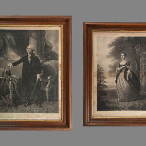 A Pair of Engravings Depicting
