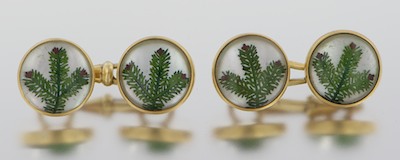 A Pair of Essex Crystal Cufflinks