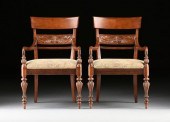 A PAIR OF ETHAN ALLEN UPHOLSTE