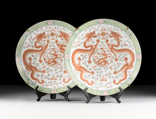 A PAIR OF EXPORT QING DYNASTY