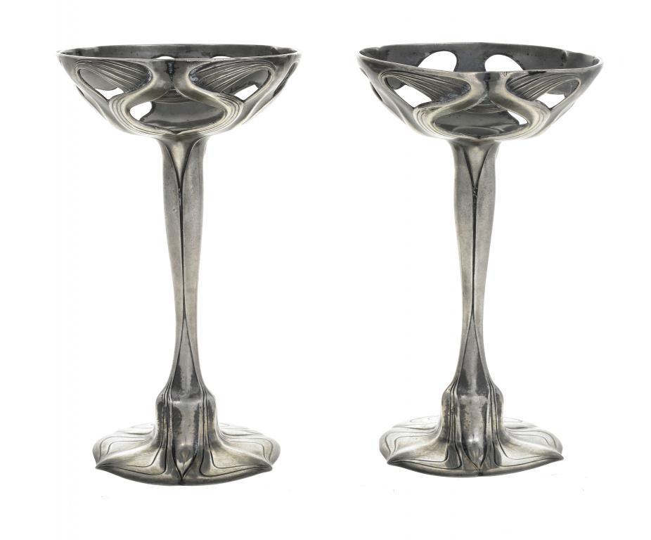 A PAIR OF F H SCHMITZ JUGENDSTIL