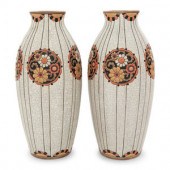 A Pair of Faïenceries et Emaux